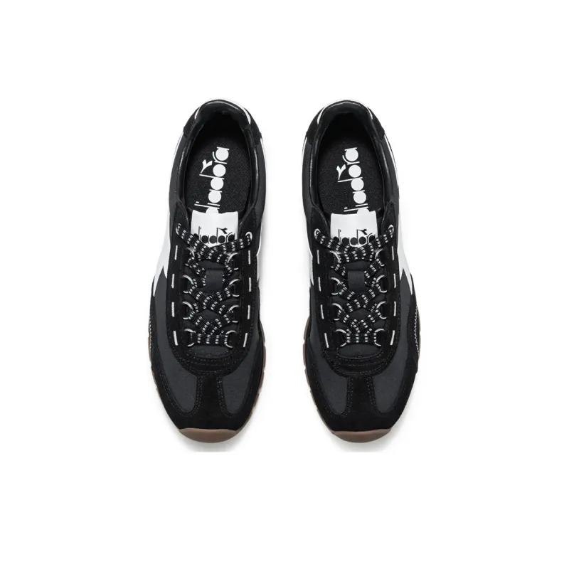 Diadora Abrasion Resistant Low Top Casual Shoes Unisex Black-1