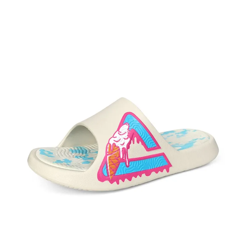 PEAK State Pole Slip Resistant Abrasion Resistant Cushioning Slide Slippers Unisex Beige Red Blue-2