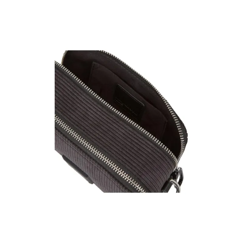 KARL LAGERFELD / Karl Lagerfeld Jeans Box-logo Corduroy Camera Bag-3