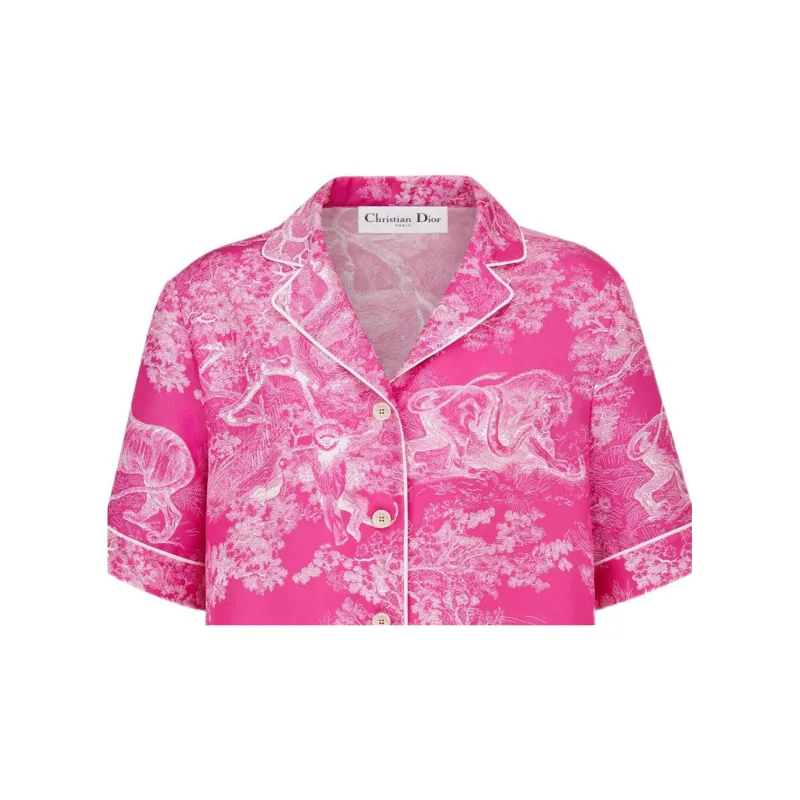 DIOR Quarterly New Products Shirts Women's Pink-2