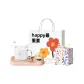 Pink Coaster+Glass Cup (Floral Handcrafted Shopping Bag)