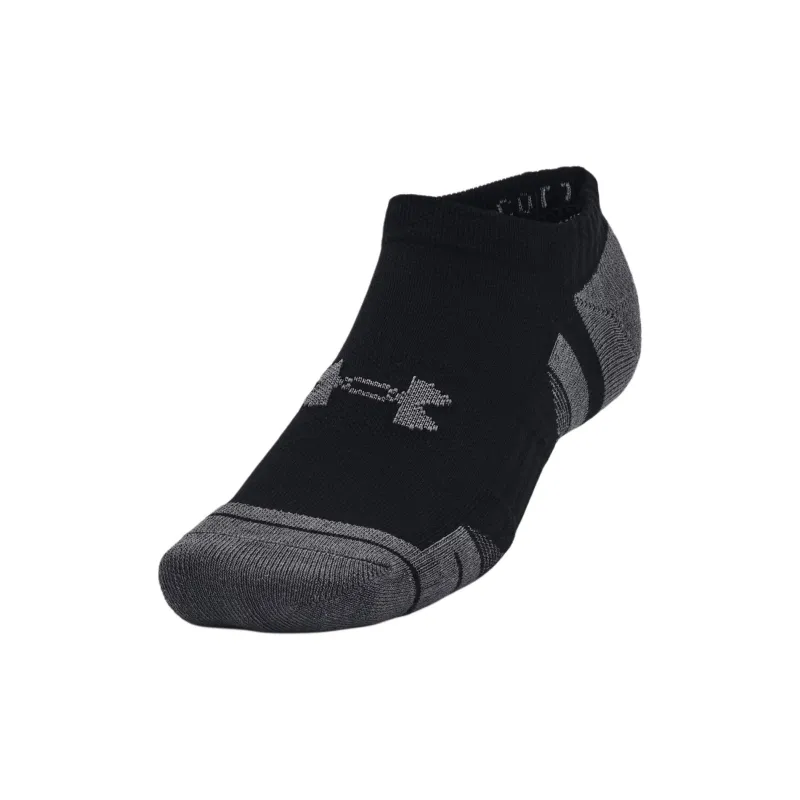 Under Armour Ankle Socks Unisex 3 Pack Black-1