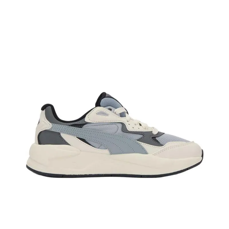 PUMA X Ray Speed Anti Slip Wear Resistant Low Top Casual Shoes Unisex White Gray-1