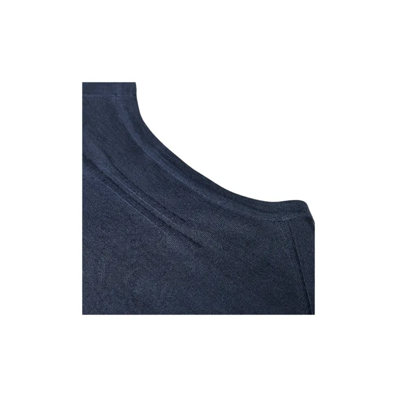Ermenegildo Zegna Cashmere Sweaters Men Navy Blue-3