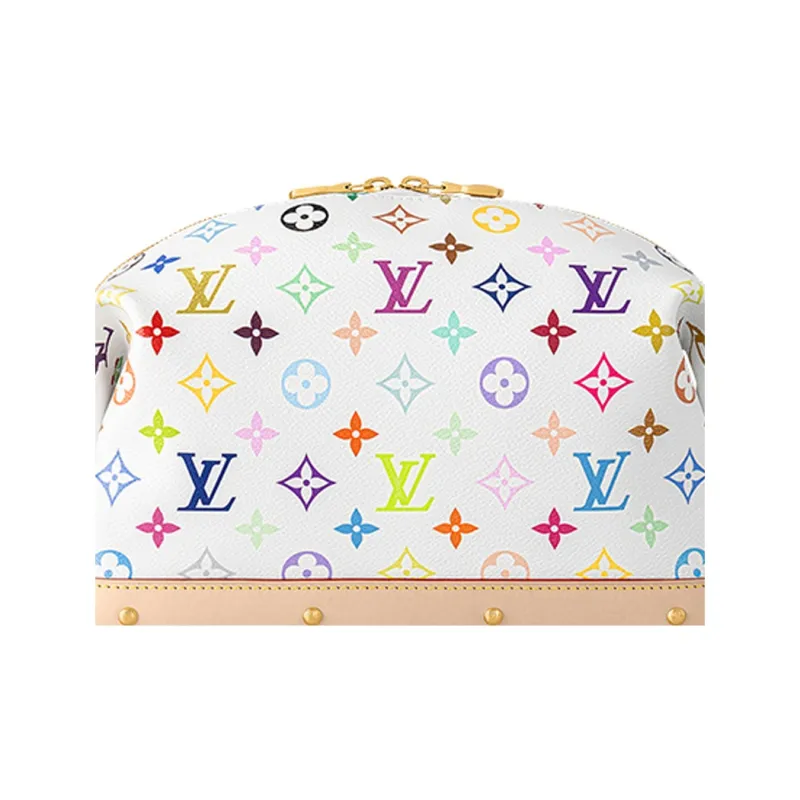 LOUIS VUITTON X Takashi Murakami Cosmetic Pouch Gm White Multicolored-4