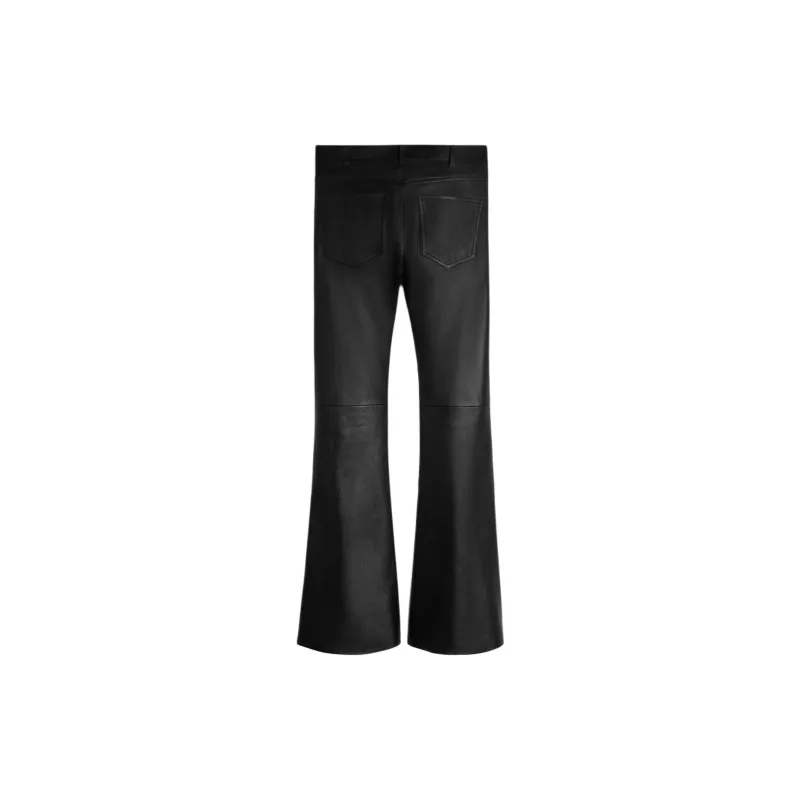 CELINE SS25 Leather Pants Women's Black-1
