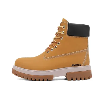 King Jinmai Short Martin Boot Men's Golden