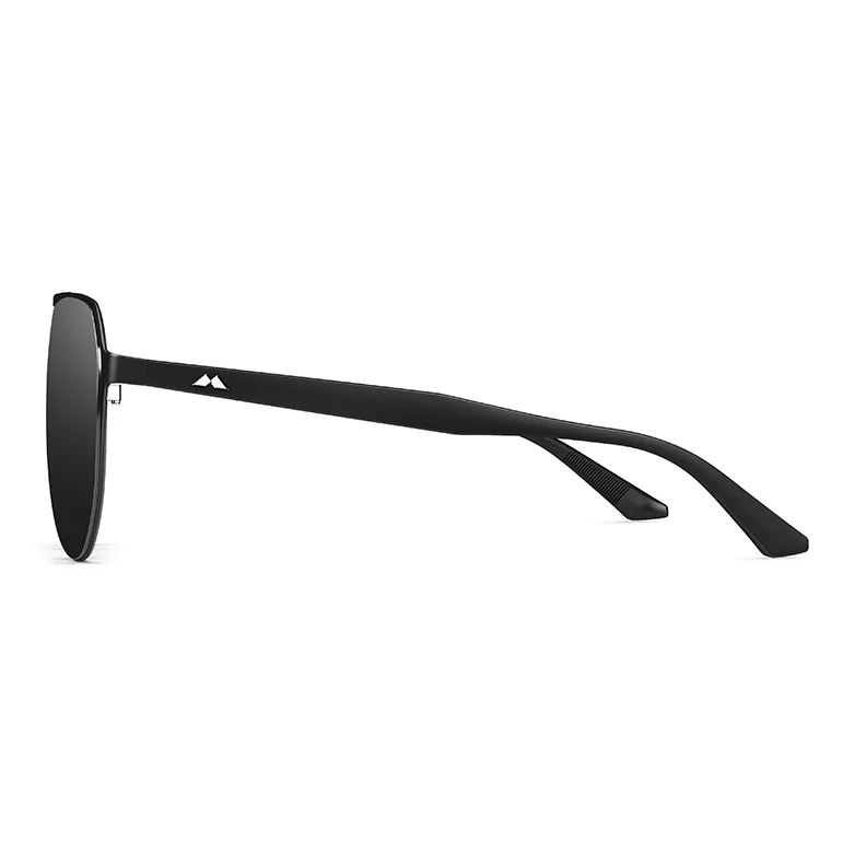 MOLSION TR/Memory Plastic Stainless Steel Aviator Sunglasses Men's-3