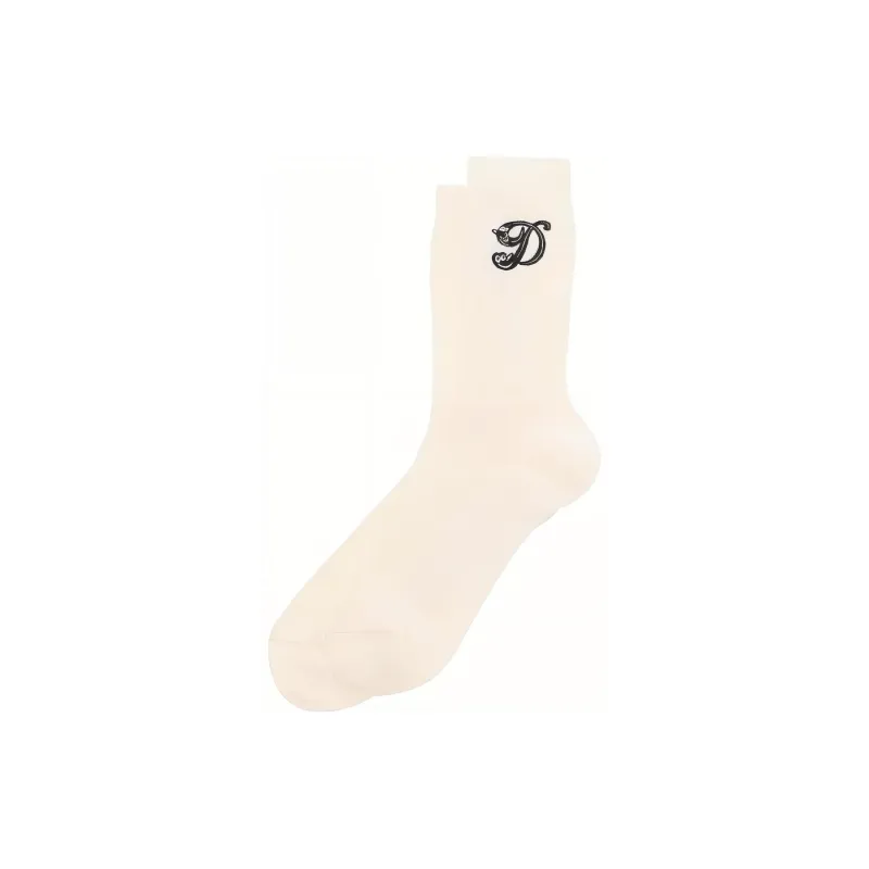DIOR Knee High Socks Men's 1 Pack Beige-0