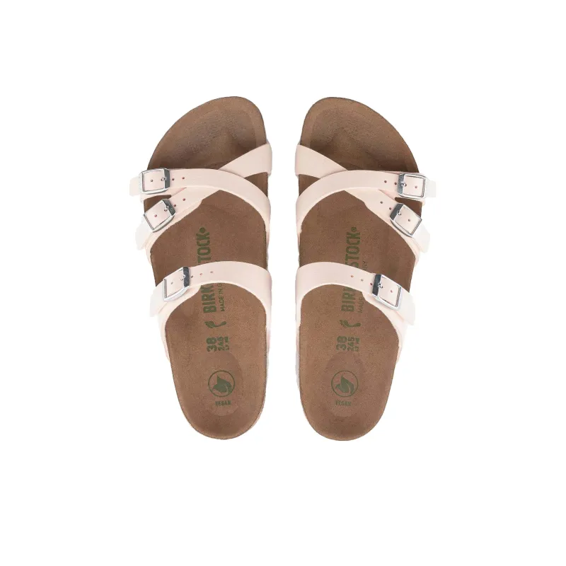 Birkenstock Franca Vegan EVA Quiet Odor-Resistant Slide Slippers Women's Beige Pink Regular-3
