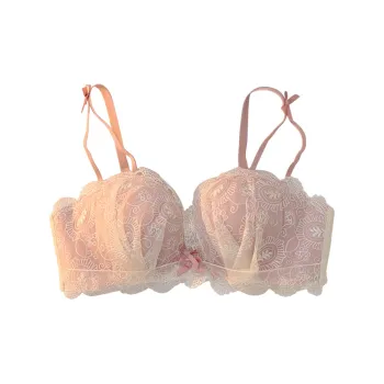 Flowers In Water Bra Women's Creamy Sweet Peach
