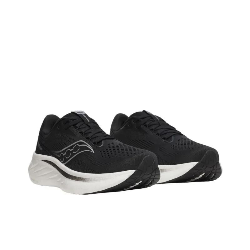 Saucony Ride 18 Black White Women's-2