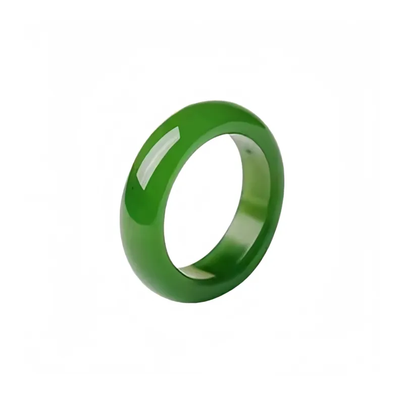 Bailiang Hetian Jade Rings Unisex-0