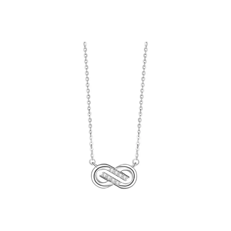 CLARKIA FLOWER 925 Sterling Silver Necklaces Unisex-5
