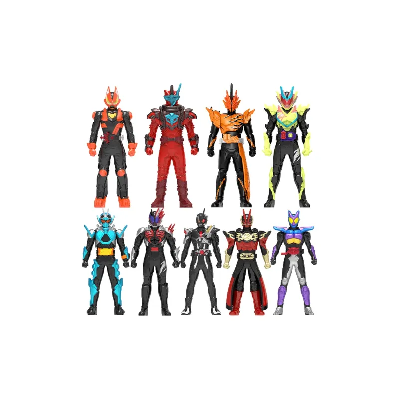 Spiritual Creations Kamen Rider Hero Soft Vinyl Doll, Detailed Painting, Comes With Card Chibi Figures 11cm-12