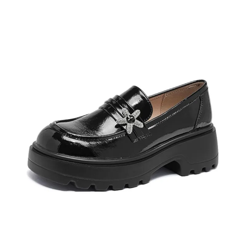AGSDON Loafers Women's Black/Beige-1