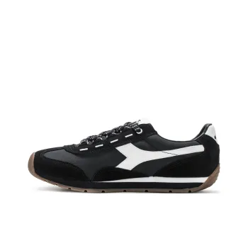 Diadora Abrasion Resistant Low Top Casual Shoes Unisex Black