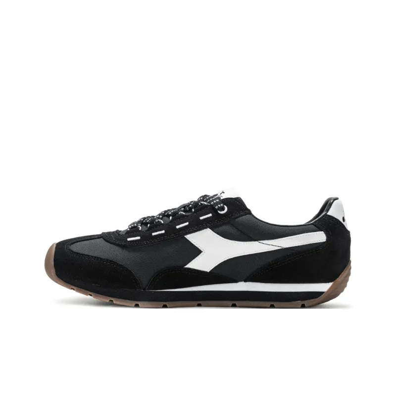 Diadora Abrasion Resistant Low Top Casual Shoes Unisex Black-0
