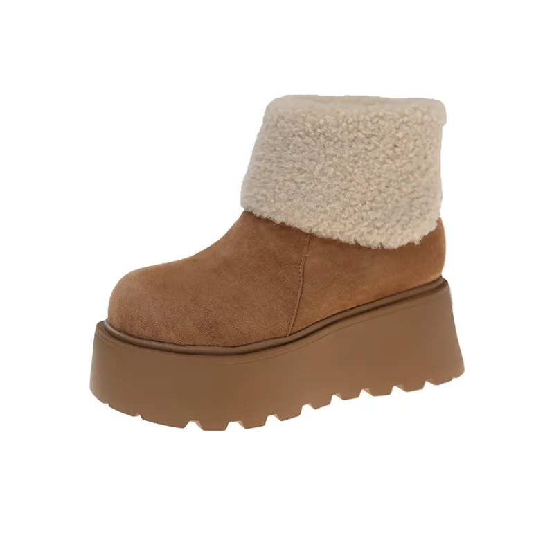 KUPE Warm Coverage Short Snow Boots Women's-4