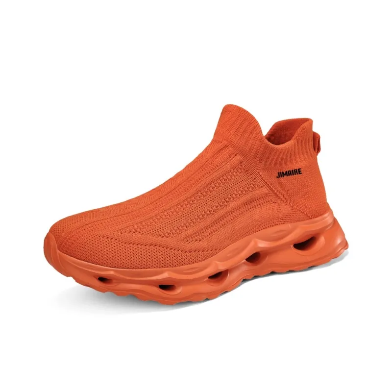 King Jinmai Anti Slip And Wear Resistant Lightweight Mid Top Casual Shoes Unisex-17