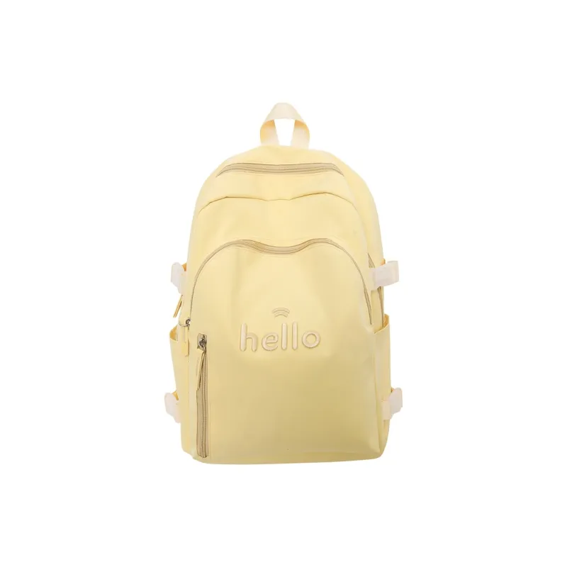GOBLIN SHARKS 1759 Nylon Backpack Small Size Unisex White/Black/Blue/Green/Yellow-43