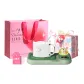 Green Warm Cup Holder+Glass Cup (Love Handcrafted Shopping Bag)