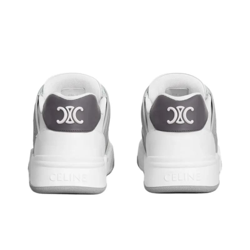 CELINE Trainer Low Top Skateboard Shoes Men's Gray-3