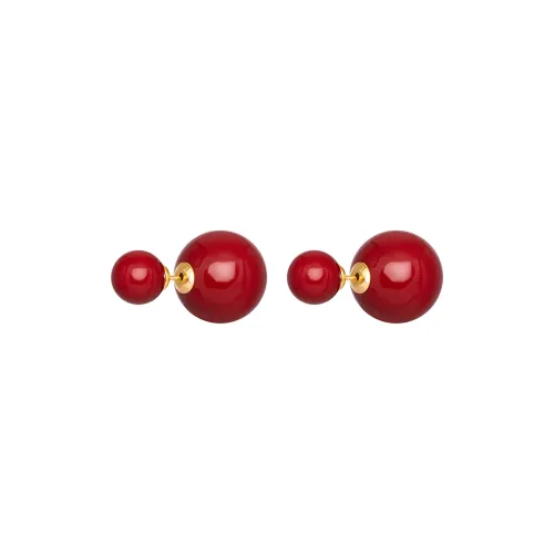 DOWER&HALL S925 Silver Stud Earrings Women's