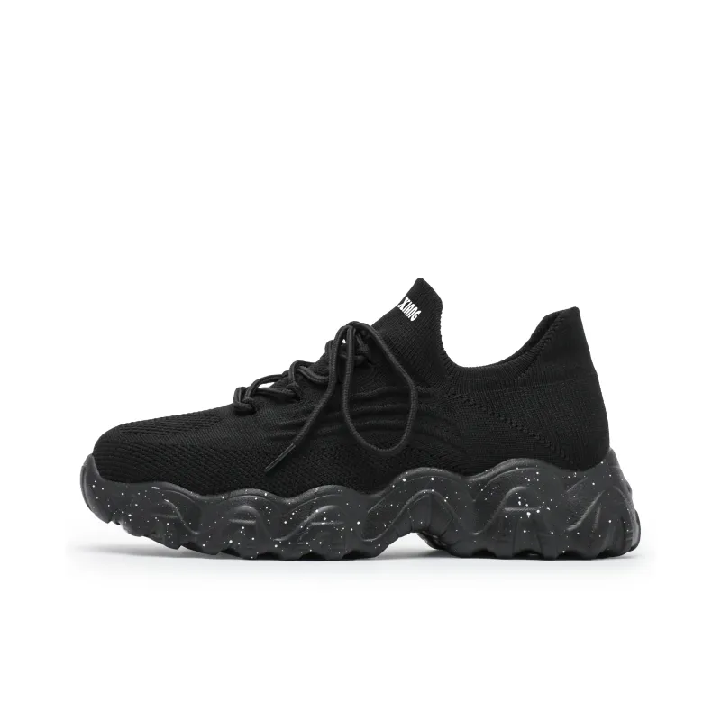 Singing Durable Lightweight And Breathable Low Top Chunky Sneakers Unisex-0