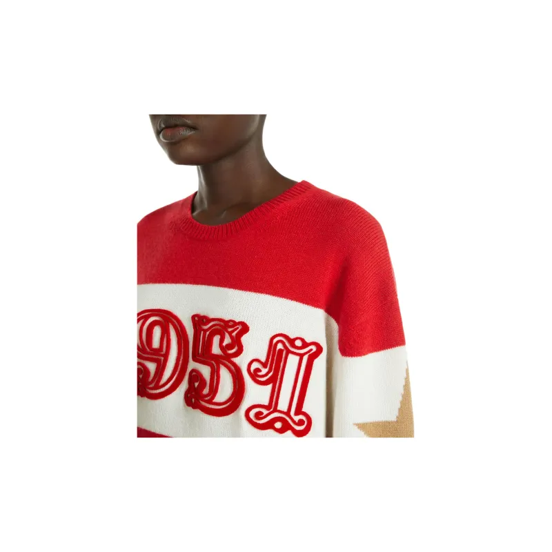 MaxMara Dirce Striped Knitted Jumper-7
