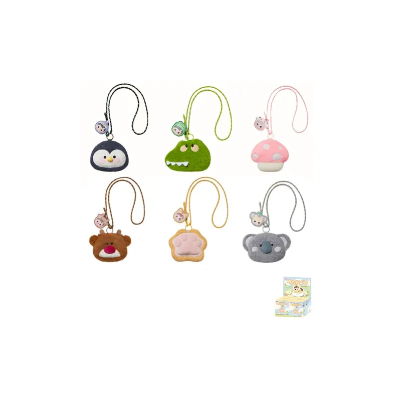 POP MART HACIPUPU Animal Plush Collection Plush Bag Blind Box Products Single Mystery Box/Full Box 6 Pcs-0