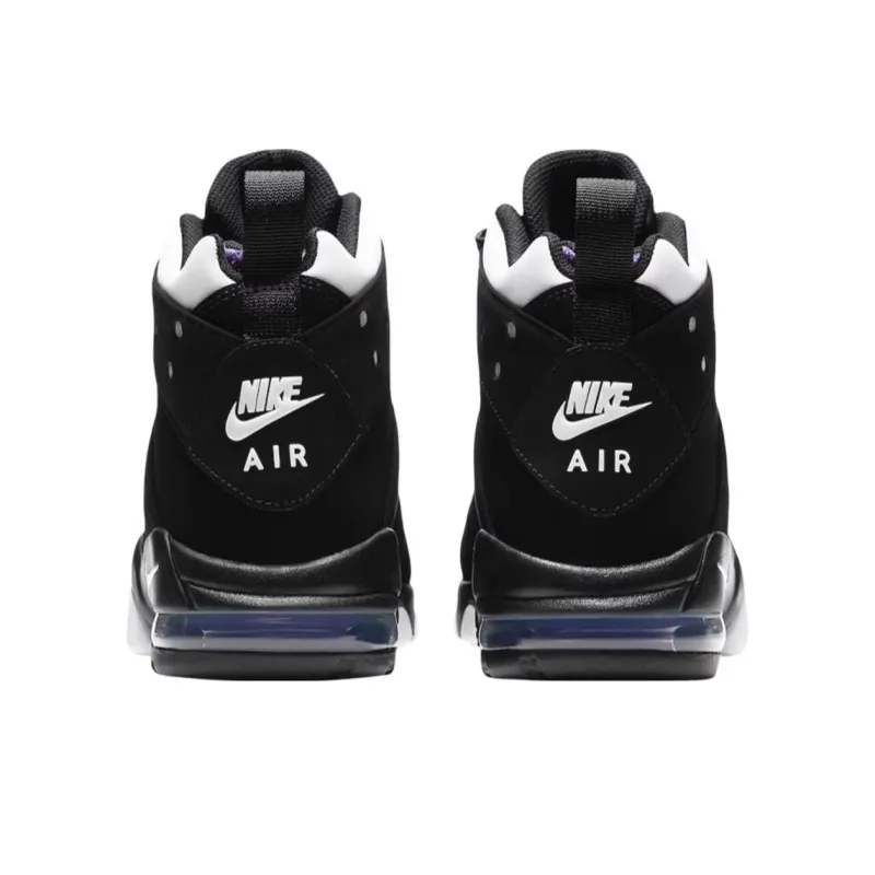 Nike Air Max CB Anti Slip Wear Resistant Low Top Vintage Basketball Shoes Unisex Black Purple-3