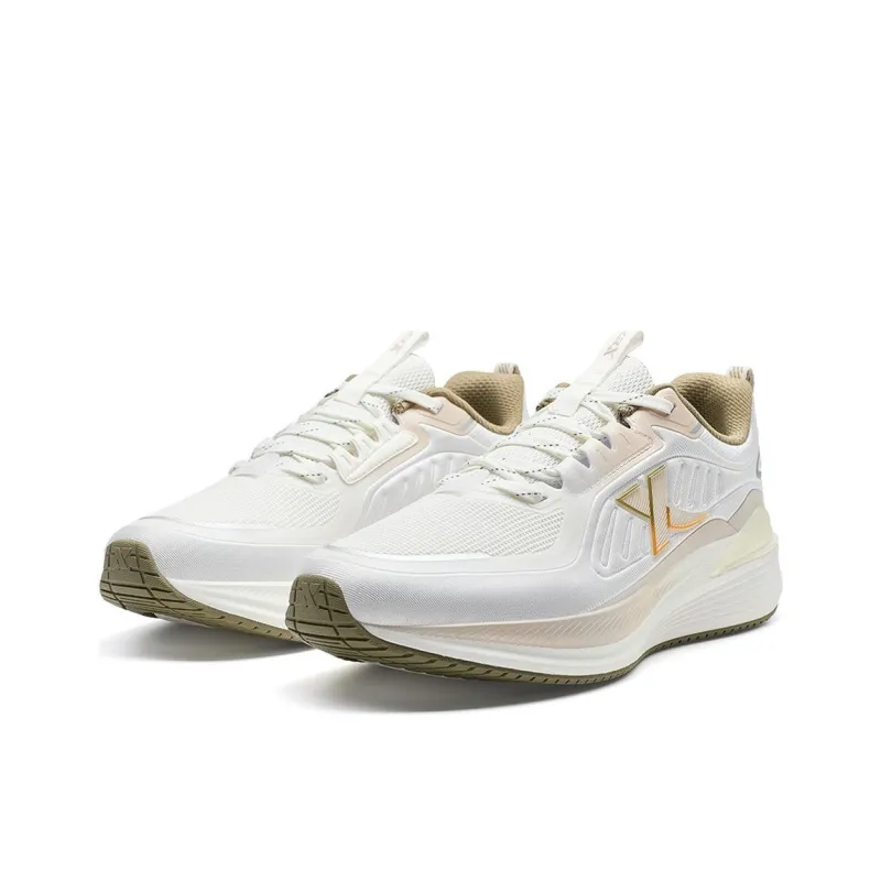 XTEP Breathable Lightweight Rebound Low Top Casual Running Shoes Women's Sail White-2