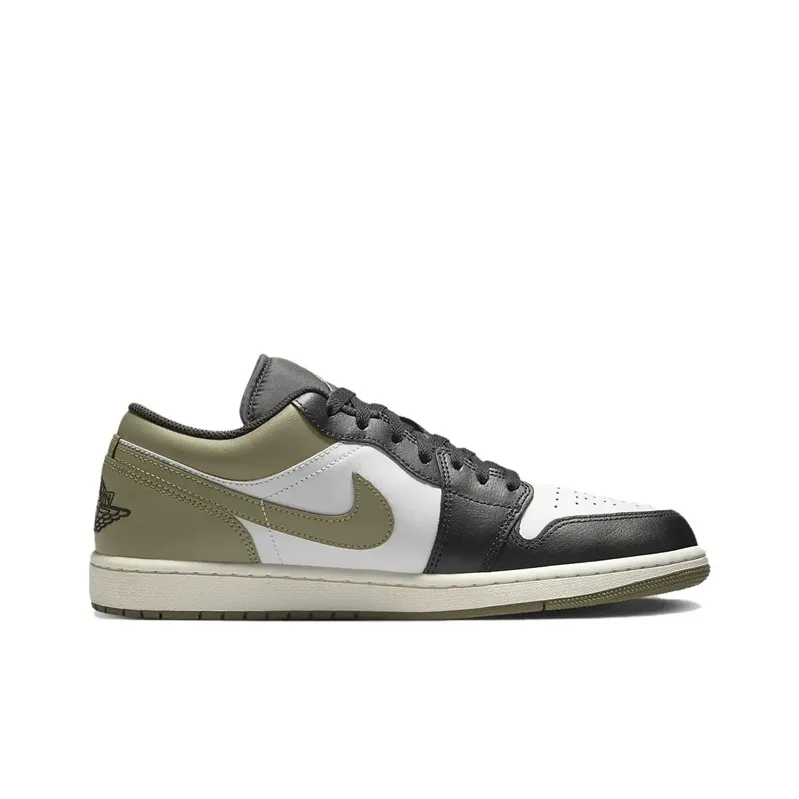 Jordan 1 Low Black Toe Medium Olive-7