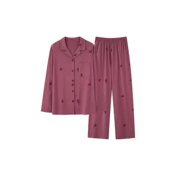 WANANNI Pajama Set Women's Rose Red