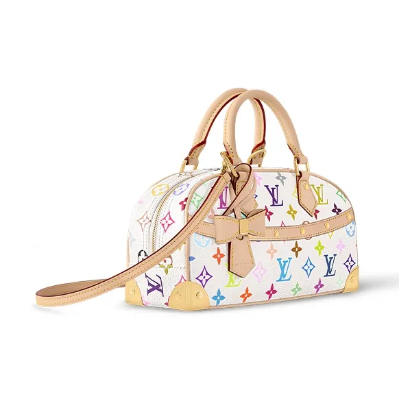 LOUIS VUITTON X Takashi Murakami Handbag East West White Multicolored-1