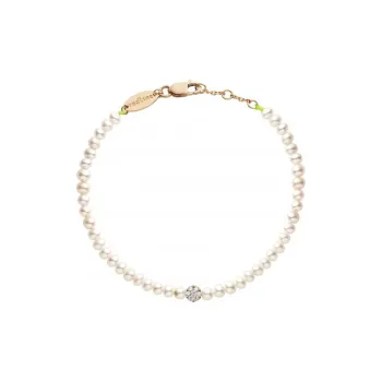 Redline Pearl Diamond Bracelets Women's Rose Gold