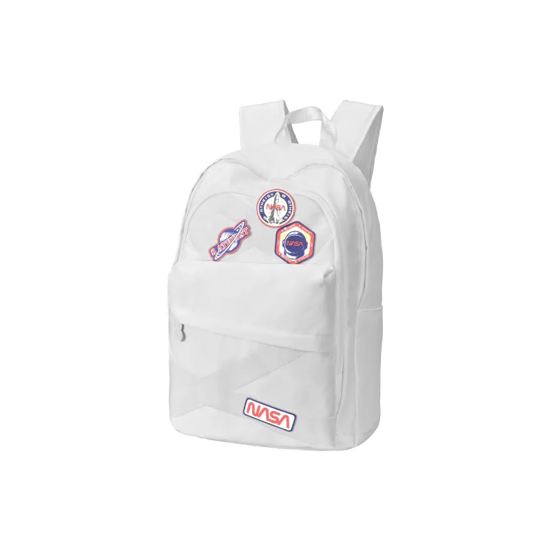 8atheist Polyester Students Backpack Regular Unisex White-1