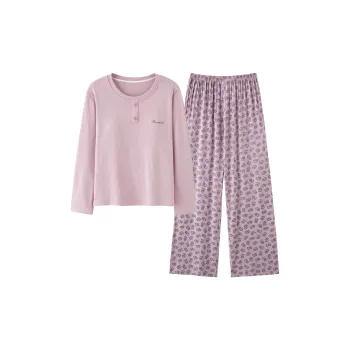 XIAFENYAN Pajama Set Women's Pink Purple