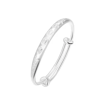 SINO GEM 999 Fine Silver Bangles Kids'