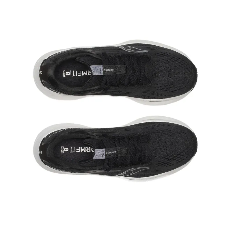 Saucony Ride 18 Black White Women's-3