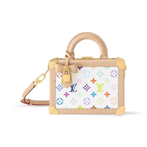 LOUIS VUITTON X Takashi Murakami Petite Valise White Multicolored