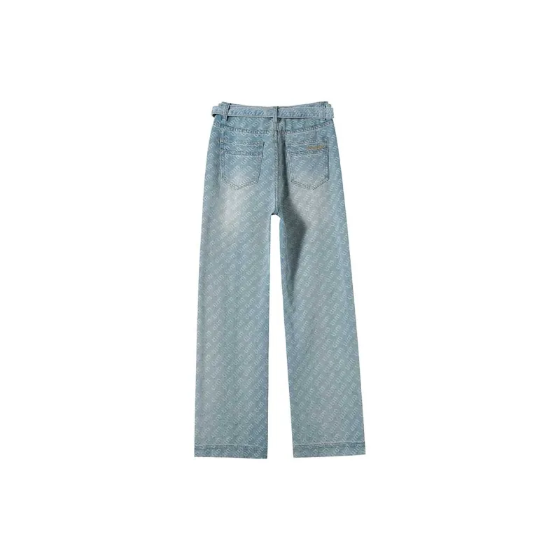 FAWENXIANGZI Jeans Women's Blue-5