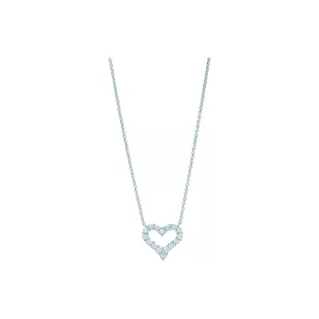 TIFFANY & CO. Platinum Necklaces Women's White Gold