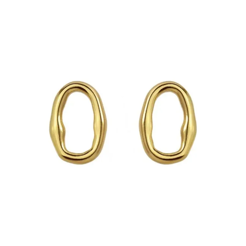 ANARTXY Surgical Steel Earrings Women's Silver/Gold-2