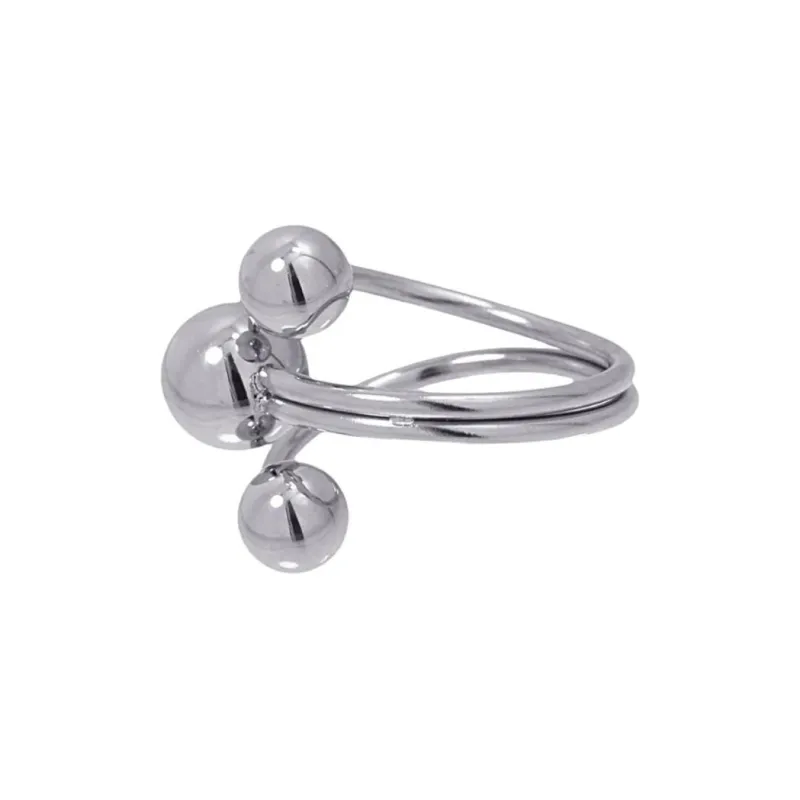 ANARTXY Surgical Steel Rings Women's Silver/Gold-1