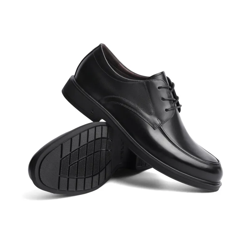 BELLE Dress Shoes Men Low Top Black/Brown-3