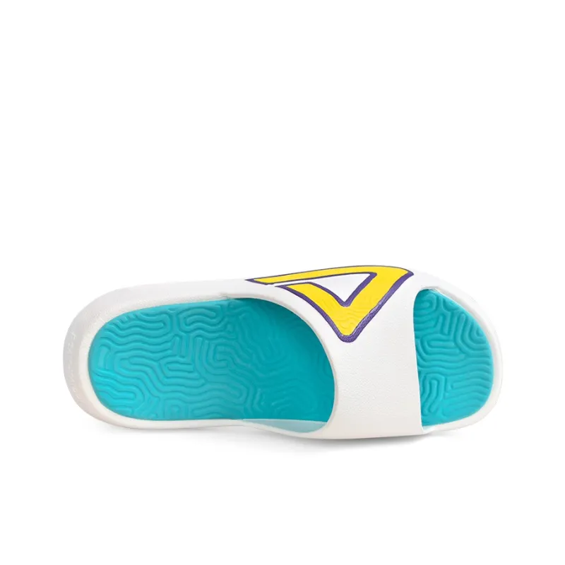 PEAK State Pole Slip-Resistant Abrasion-Resistant Cushioning Slide Slippers Unisex White Blue-3
