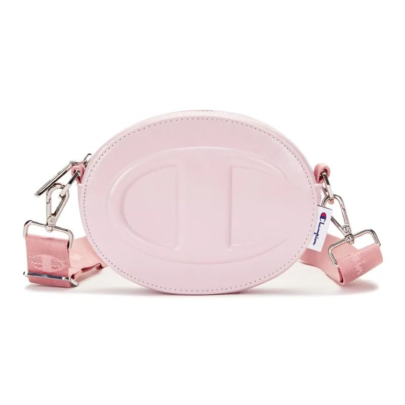 Champion Synthetic Leather Shoulder Bag Trumpets Unisex Dawn Pink/Eternal Blue/Black-0