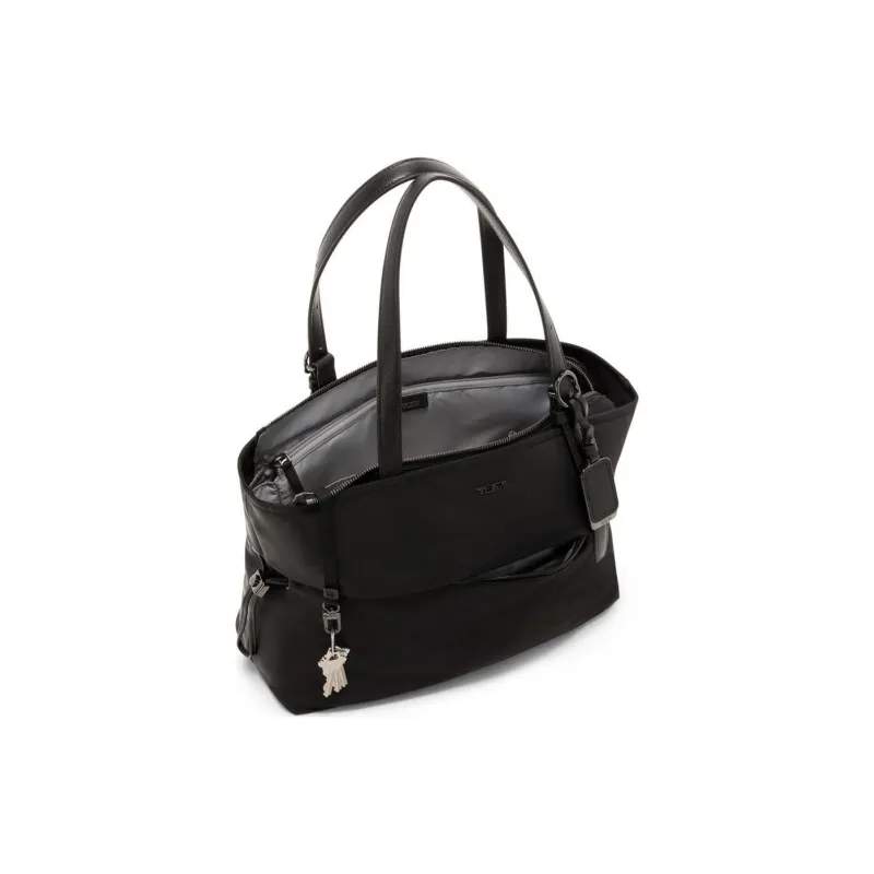 TUMI Voyageur Nylon Tote Bag Shopping Bag Handbag Medium Size Women's Black-1